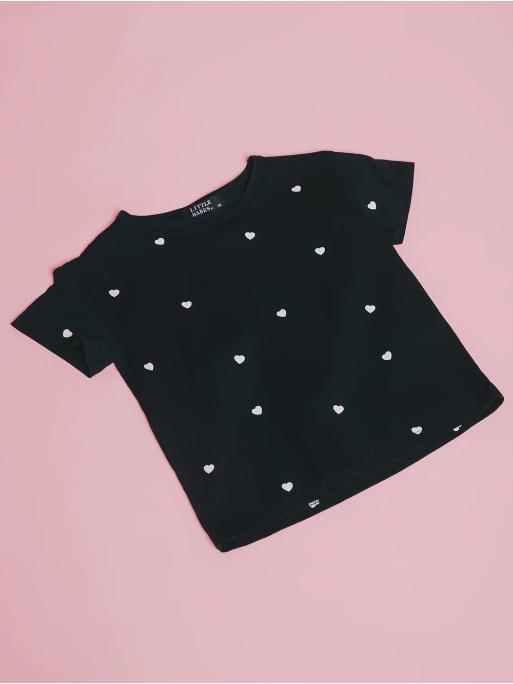 Brunette the Label Kids Tiny Heart Boxy Tee